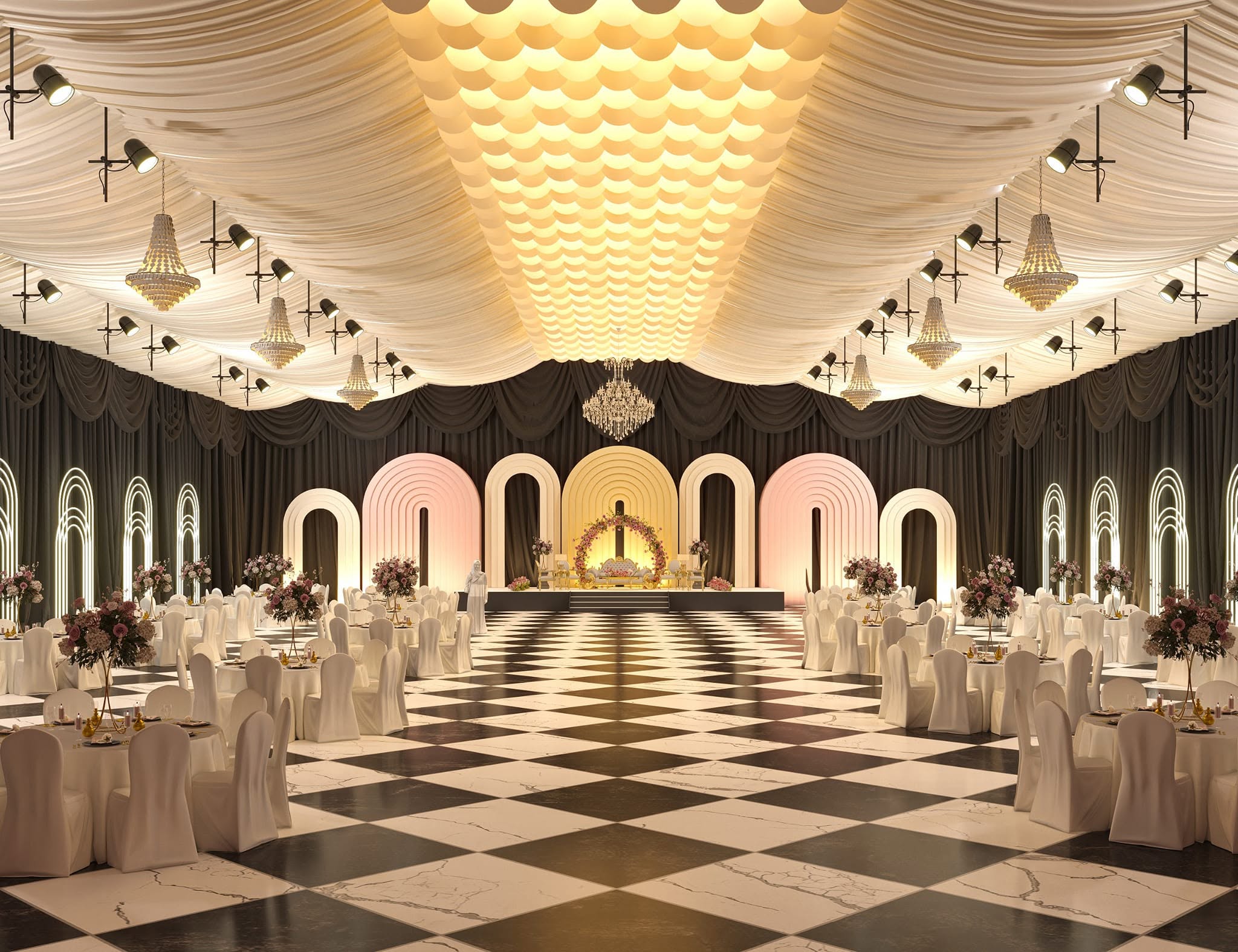 Primecastle luxury marquee setup